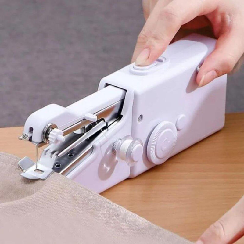 Mini Máquina de Costura Portátil Sem Fio SeamGo + Brinde Estojo Kit Costura