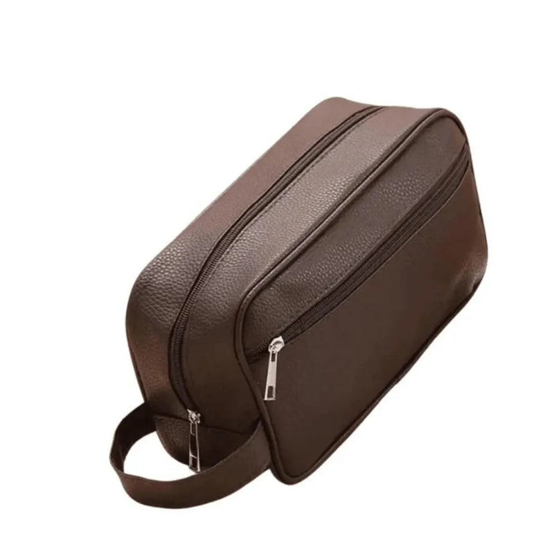 Bolsa Necessaire Masculina de Couro