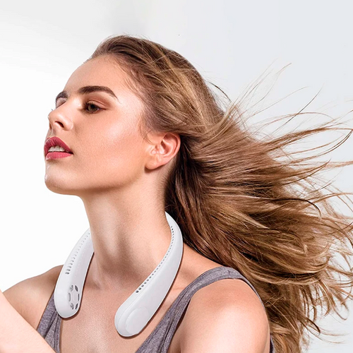 Mini Ventilador Portátil de Pescoço BreezeFit – Sinta a Brisa a Qualquer Hora!