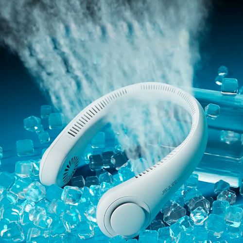 Mini Ventilador Portátil de Pescoço BreezeFit – Sinta a Brisa a Qualquer Hora!