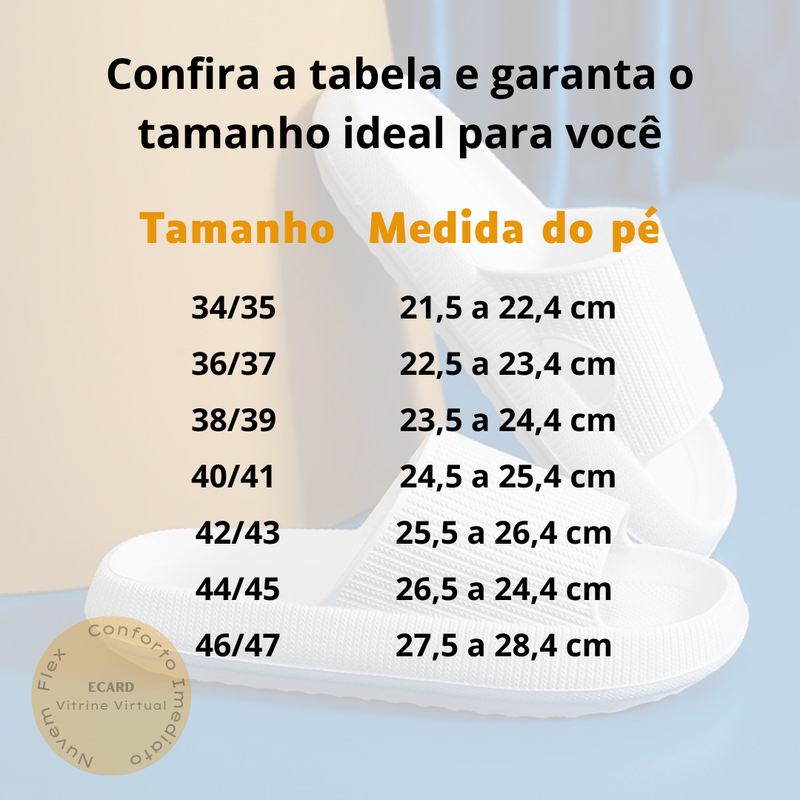 Sandália Anatômica NuvemFlex - O Conforto de Caminhar nas Nuvens