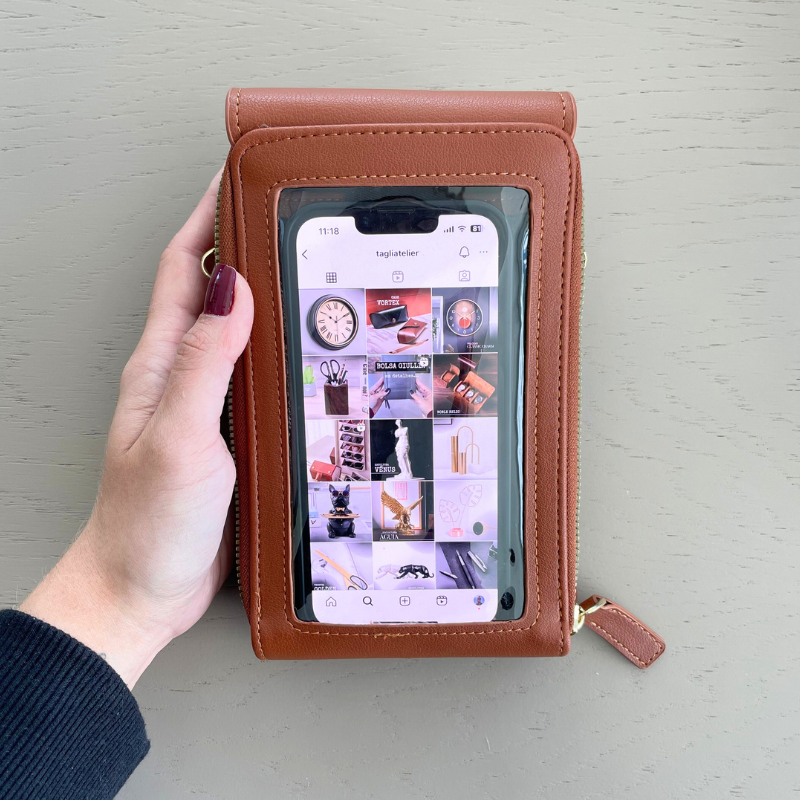 Bolsa Tiracolo Porta Celular GoStyle - Estilo e Conveniência em um Só Lugar