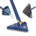 Esfregão Triangular Giratório 360º PowerSpin - Limpeza ágil e eficaz em todos os ângulos.
