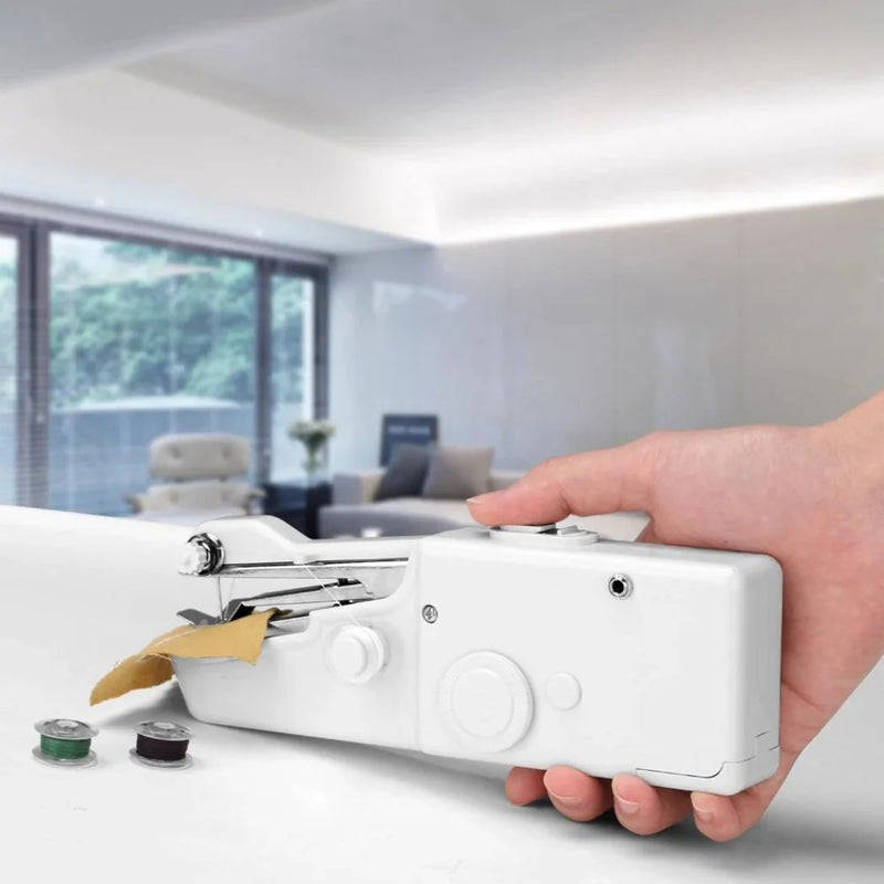 Mini Máquina de Costura Portátil Sem Fio SeamGo + Brinde Estojo Kit Costura