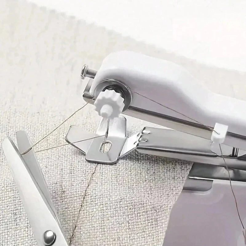 Mini Máquina de Costura Portátil Sem Fio SeamGo + Brinde Estojo Kit Costura