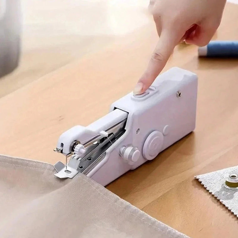 Mini Máquina de Costura Portátil Sem Fio SeamGo + Brinde Estojo Kit Costura