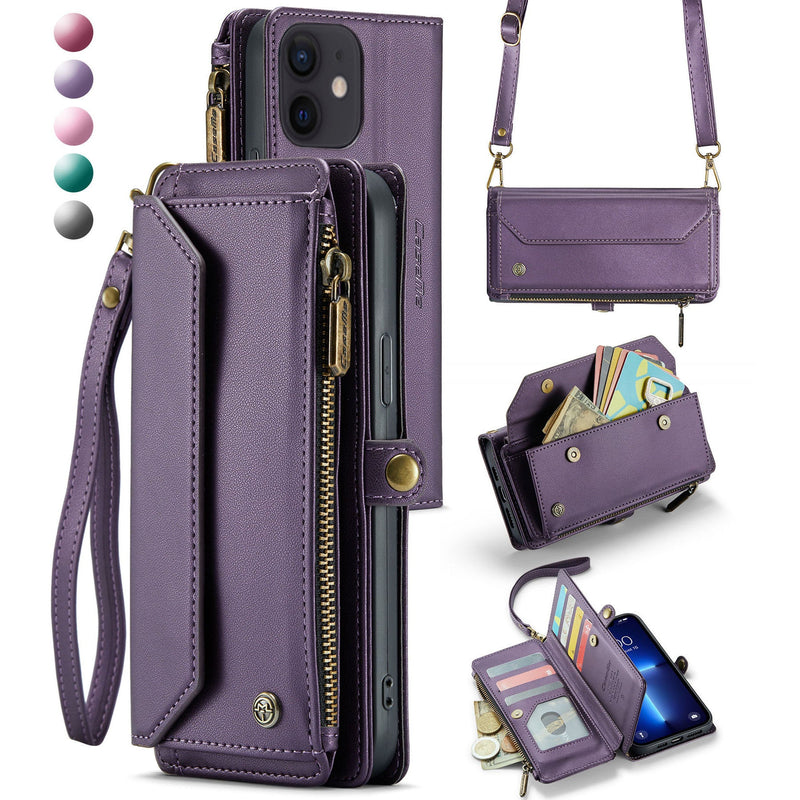 Carteira de Couro com Carregamento Sem Fio e Bloqueio RFID para iPhone SmartWallet - Elegância e tecnologia no seu dia a dia